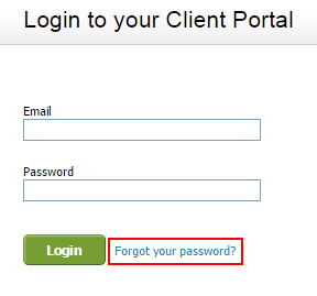 Forgot your Portal account password?